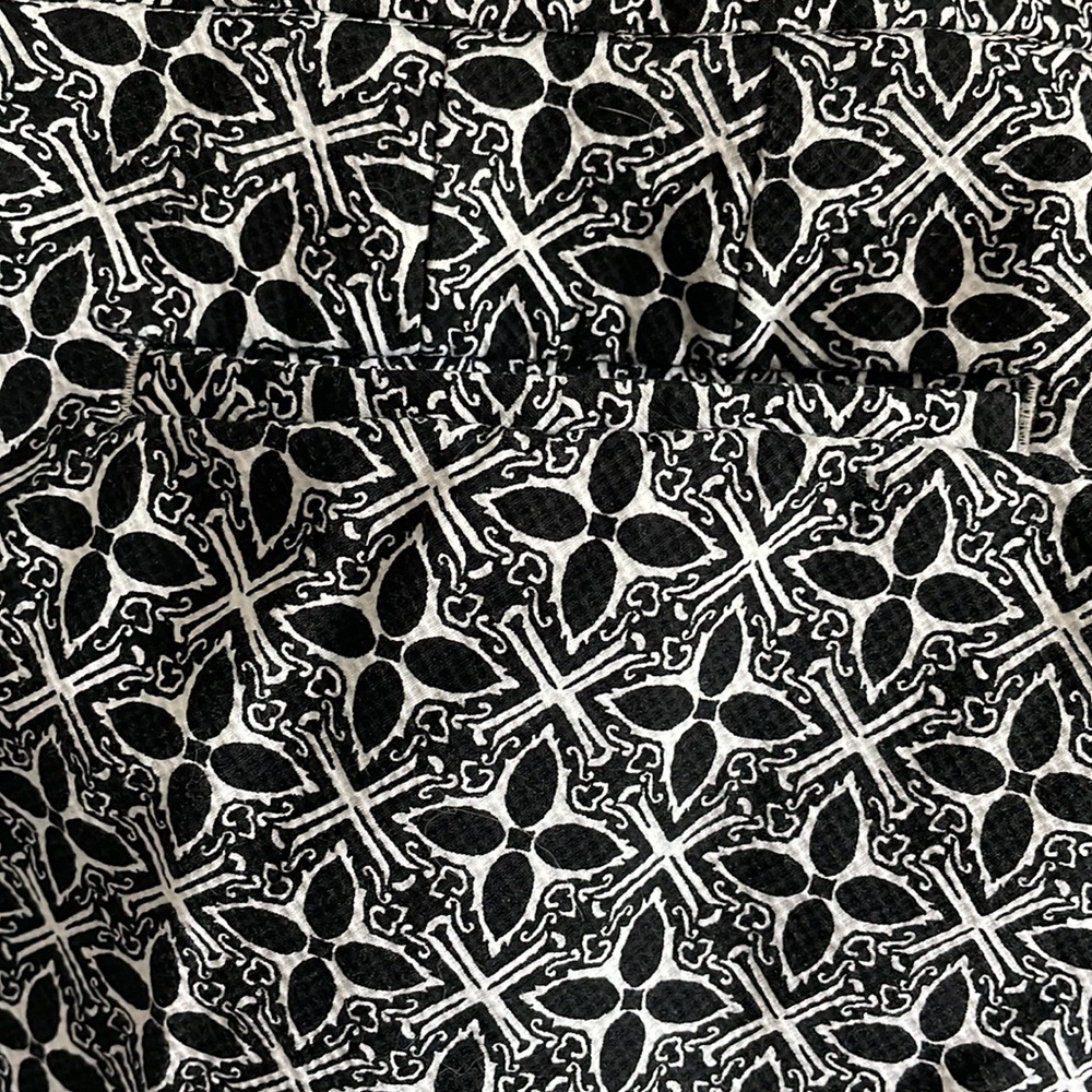 Black And White Pattern Textured Talbots Hampshir… - image 7